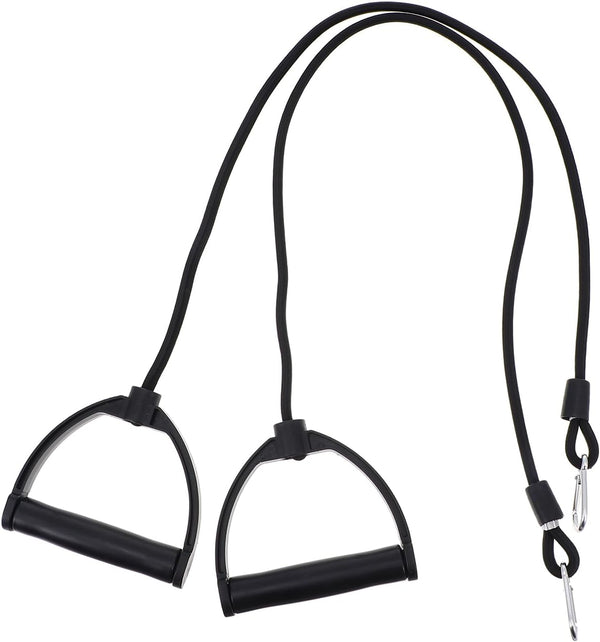 IMIKEYA Resistance Bands: 1 Pair Stepper Resistance Band Fitness Exercise Bands with Handles Fitness Bands Pull Ropes Exercising Bands Resistance
