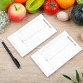 Joyberg Grocery List Magnet Pad for Fridge, 2 Pack Magnetic Notepads for Refrigerator, Magnetic Grocery List Pad for Fridge, Full Magnet Back
