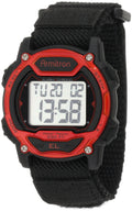 Armitron Sport Unisex Digital Chronograph Nylon Strap Watch, 45-7004 Red