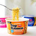 Nissin Top Ramen Bowl Ramen Noodle Soup, Chicken, 3.42 Ounce (Pack of 6) | Quick, convenient meal ready in minutes with just hot water. Chicken