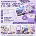 Glue Tape for Scrapbooking, Scrapbook Tape 4 Pcs, Double Sided Tape Roller for Crafts, 26 Ft x 0.31 In Tape Runner, Junk Journal Supplies,