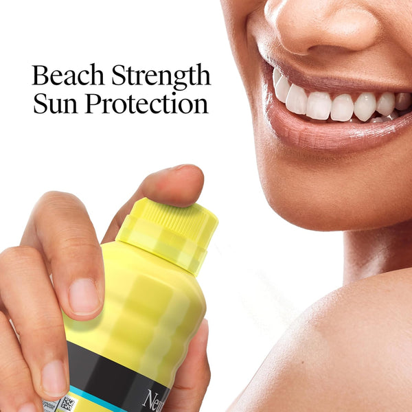 Neutrogena Beach Defense Sunscreen Spray Broad Spectrum SPF 50, 6.5 Oz, Water Resistant, Fast Absorbing, Oxybenzone Free, Lightweight Sun