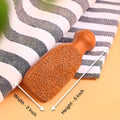 QUBA LINEN Pumice Stone for Feet – 2-Sided Terra Cotta Foot Scrubber, Natural Callus Remover for Dry Skin & Rough Heels, Cracked Heels – Pedicure