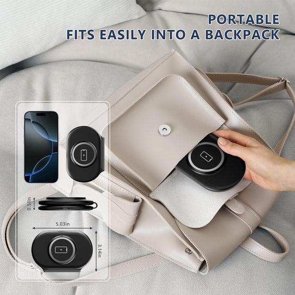 2026 Traveling Portable Wireless Mag-Safe Fast Charging Station,Magnetic 3 in 1 Charger for iPhone 17 16 15 14 13 12 Pro Max Plus,Apple Watch