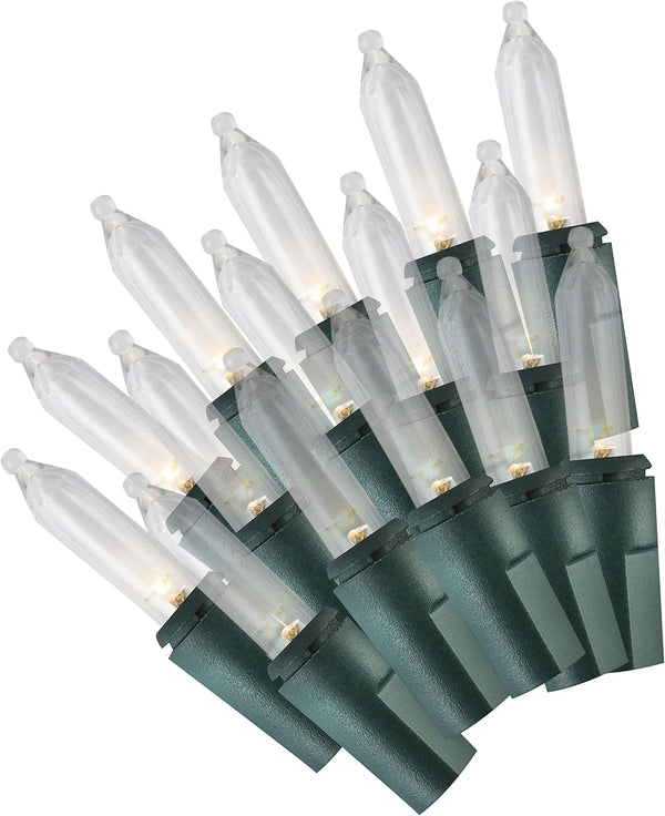 Christmas LED Random Twinkle Lights - 16 of 100 Bulbs Twinkle - LED Warm White Christmas Tree Lights - Indoor Outdoor – 24.75 Feet Light String,