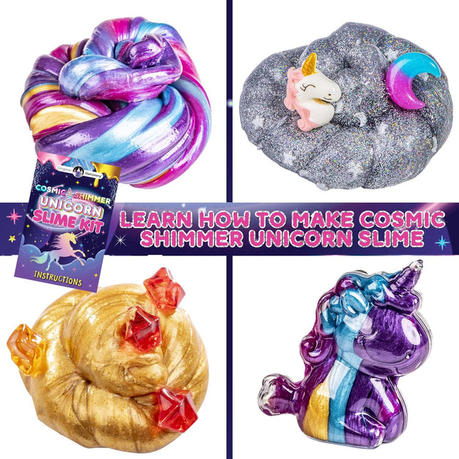 Original Stationery Cosmic Shimmer Unicorn Slime Kit, Slime Supplies to Make Uni