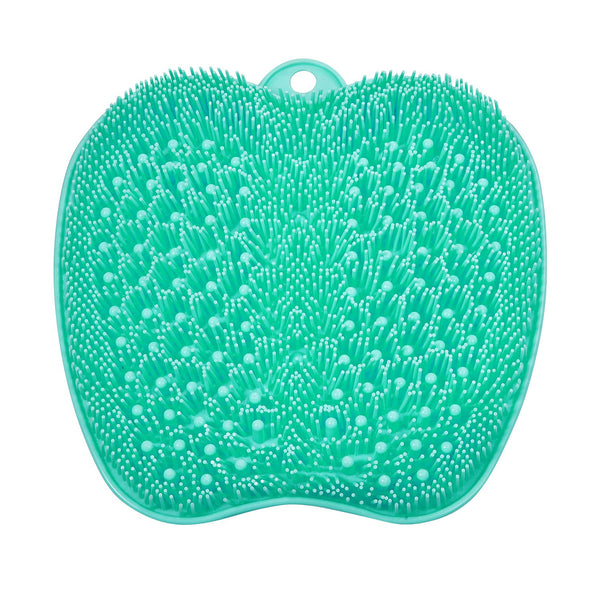 BESKAR XL Larger Shower Foot Scrubber Mat with Non-Slip Suction Cups | Cleans, Smooths, Exfoliates, Massages Your Feet Without Bending, Improve