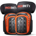 REXBETI Knee Pads for Work, Construction Knee Pads for Men, Heavy Duty Comfortable Anti-Slip Foam Gel Knee Pads for Gardening Flooring and