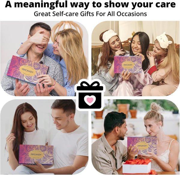 SWCANDY Shower Steamers Aromatherapy 8 Pack, Gifts for Mom Home Spa Floral Yellow