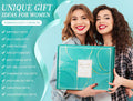 Birthday Gifts for Women Self Care Get Well Soon Gifts, Ocean Relaxing Spa Gift Basket Thinking of You Care Package with Flannel Blanket,