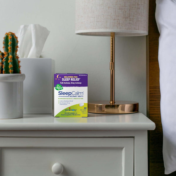 Boiron Sleepcalm Sleep Aid for Deep, Relaxing, Restful Nighttime Sleep - Melatonin-Free and Non Habit-Forming - 60 Count