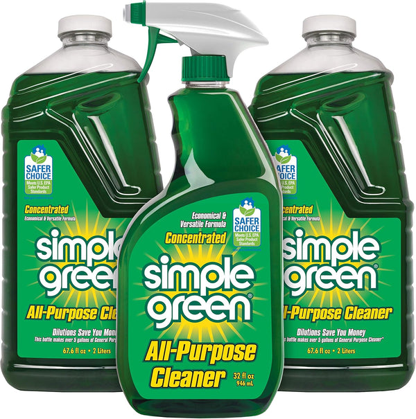 Simple Green Allpurpose Cleaner Spray and Refill, Green, 3 Piece Set, Original, 1 Count
