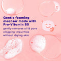 Clean & Clear Essentials Oil-Free Foaming Facial Cleanser, Daily Foaming Face Wash with Pro-Vitamin B5 for Sensitive Skin, Gently Removes Oil &