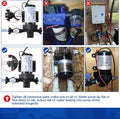 Water Pressure Diaphragm Pump Industrial 115V 4 GPM 45 PSI, Self Priming Water Booster Pump with Power Plug, Fittings Strainer Filter for Kitchen