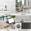 NiuYichee 2 PCS Water Absorbent diatomite Coasters, 7.1" x 3.5" Water Absorbing Stone Tray for Sink, Stone Drying mat for Kitchen Counter, Stone