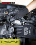 PACIFIC PPE Safety Work Gloves Medium(Fits like S) Black (18 Pairs)