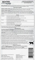 Sentry Fiproguard Flea & Tick Cats 1.5 lbs+, Fipronil, 6-Month | Ideal for Cats & Kittens 1.5 lbs+; Kills Fleas, Ticks & Chewing Lice for 30 Days;
