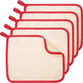 Tatuo 5 Pcs Exfoliating Face and Body Wash Cloths Towel Weave Bath Cloth Exfoliating Scrub Cloth Massage Bath Cloth for Women and Men, 10.63 X