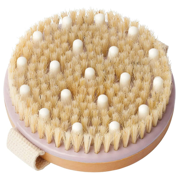 MainBasics Dry Brushing Body Brush for Lymphatic Drainage Lavender - Massage