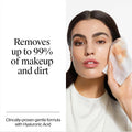Neutrogena Hydro Boost Face Wipes + Hyaluronic Acid, Hydrating Makeup Remover Wipes Remove Dirt & Waterproof Makeup, Hypoallergenic, 100%