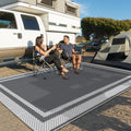 HappyTrends Outdoor Rug Reversible Portable Plastic Straw Camping Rugs for Outside RV,Large Waterproof Outdoor Area Rugs for