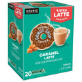 The Original Donut Shop Caramel One-Step Latte, Keurig Single Serve K-Cup Pods, 20 Count Caramel Latte 20 Count (Pack of 1)