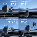 FBB Phone Mount for Car, [ Off-Road Level Suction Cup Protection ] 3in1 Long Arm Suction Cup Holder Universal Cell Phone Holder Mount Dashboard