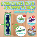 XL Mop Pads Compatible with Swiffer XL Dry Sweeping Cloths, Reusable Wet Pads Refill X-Large Size Fits for Swiffer XL Wet Pads Refills -For