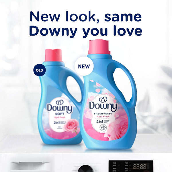 Downy Fabric Softener Liquid, April Fresh Scent, 140 Fl Oz, 190 Loads, HE Compatible, Downy Fabric Softener, Liquid Fabric Softener, Laundry