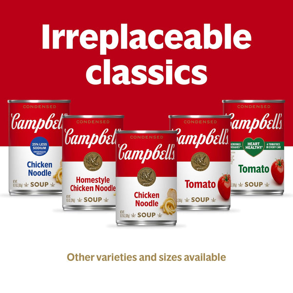 Campbell's Condensed Unsalted Tomato Soup, 10.75 oz Can Unsalted Tomato 10.75 Ounce (Pack of 1)