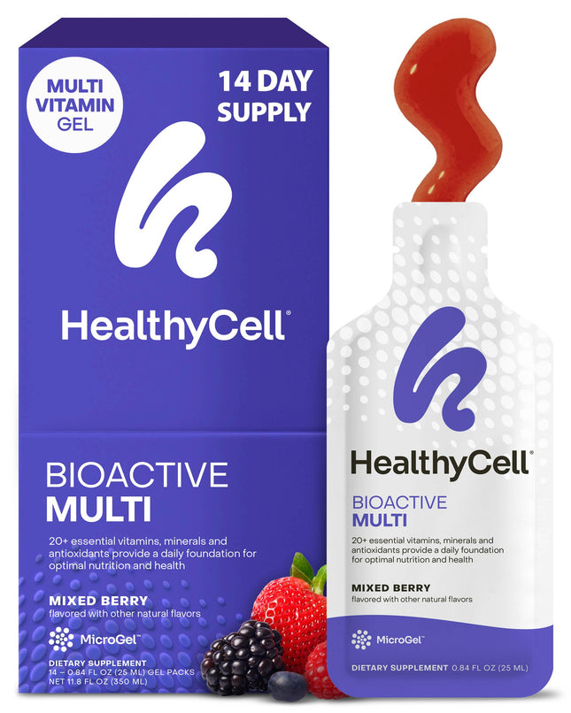 Healthycell Bioactive Daily Liquid Multivitamin for Men & Women Ã¢ÂÂ 20+ Essen