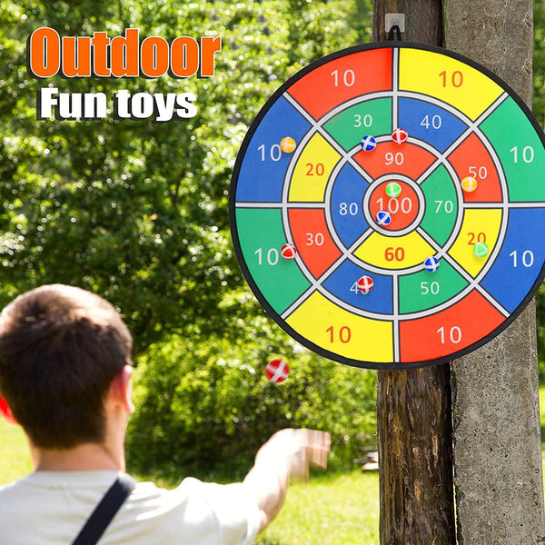 BooTaa 29" Large Dart Board for Kids, Kids Dart Board with Sticky Balls, Boys Toys, Indoor/Sport Outdoor Fun Party Play Game Toys, Birthday Gifts