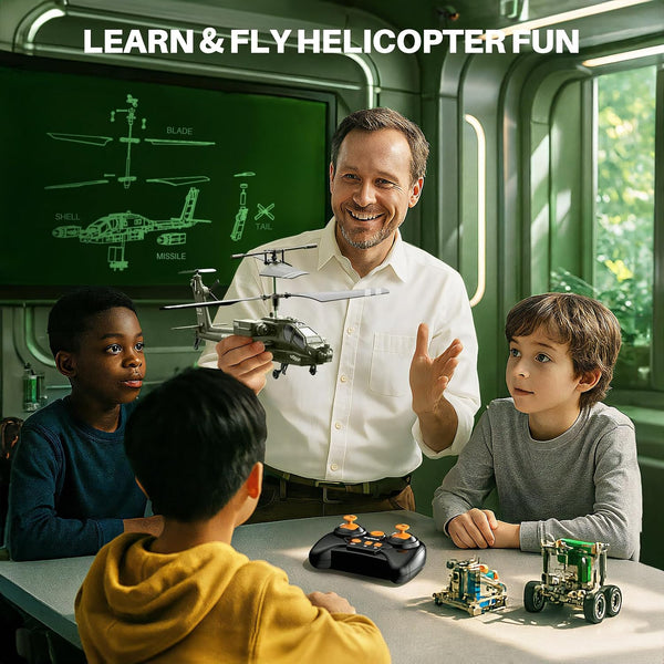 SYMA RC Helicopters, S51H Remote Control Helicopter 2.4Ghz Military Army Toys for Boys Girls Kids with Altitude Hold, One Key Take Off/Landing,