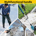 Universal Snow Shovel Handle, Back Saver Handle Attachment for Snow Shovel, Ergonomic Elasticity Handle Extension Universal Fit for Shovels Rakes,