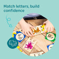 Melissa & Doug Self-Correcting Alphabet Wooden Puzzles with Storage Box (52 Pcs)