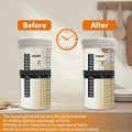 Sourdough Starter Kit-1100ml/39Oz, Sour Dough Starter Jar With Stainless Steel Lid, Thermometer, Silicone Scraper, Cloth Cover And Date Marked