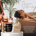 Relaxing Bath Gift Set, Luxury Spa Gifts for Women, Self Care Products for Women and Men, Calm Essential Oil Roller, Oatmeal Lavender Bath Soak &