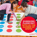 Hasbro Gaming Twister Ultimate: Bigger Mat, More Colored Spots, Family, Kids Party Game Age 6+; Compatible with Alexa (Amazon Exclusive) Standard