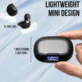 Earbuds with Mic - Bluetooth 5.3 Headphones True Wireless IPX5 Waterproof Buds with Charging Case 50H Battery & Crystal Clear Stereo Sound