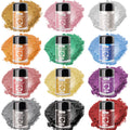 Edible Glitter for Drinks and Cakes, 12 Colors x 5g Food Grade Shimmer Luster Dust Edible Set, Food Glitter for Drinks Cookies Chocolate 12colors