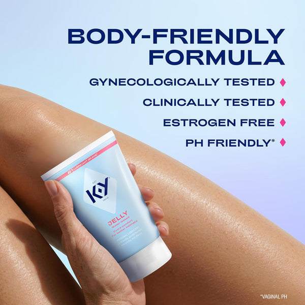 K-Y Jelly Personal Lubricant, Water Based Lube for Sex, 7 FL OZ 7 Fl Oz (Pack of 1)