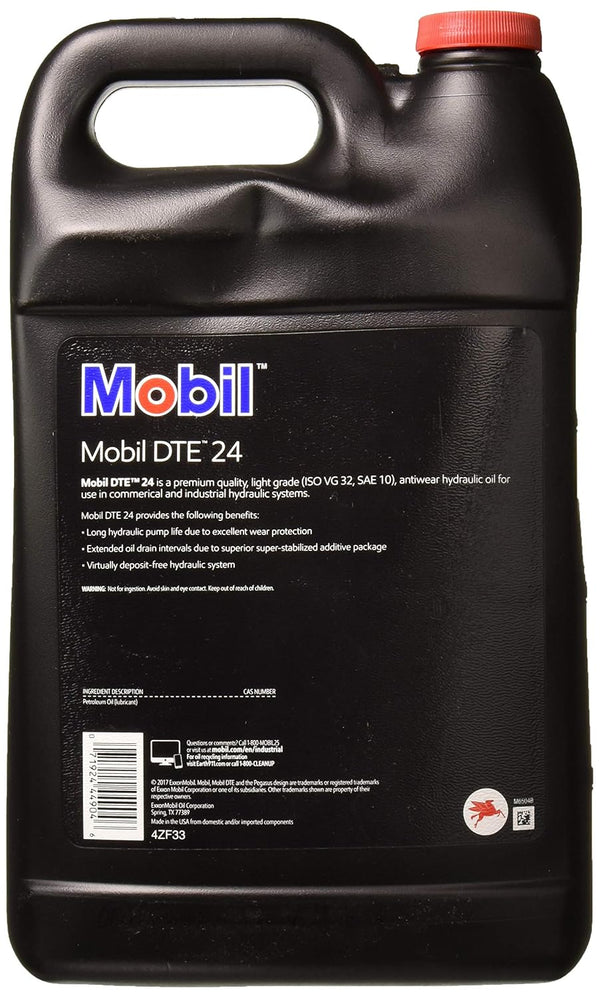 Mobil DTE 24, Hydraulic Oil Light, 1 gal