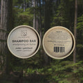 Shampoo Bar | Peppermint + Eucalyptus | Eco-Friendly Shampoo with Travel Container | Natural Salon Quality, Zero Waste & Plastic Free