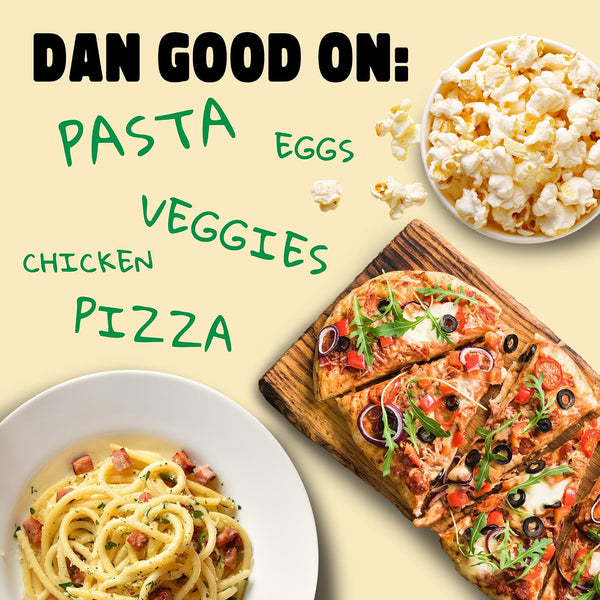 Dan-O's Cheesoning Seasoning, 7.6 oz Bottle, All Purpose Seasoning for Pizza, Popcorn, Chicken, Bread and More, Sugar Free, Zero Calorie, Parmesan
