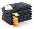 6-Pack Soap Pocket Exfoliating Soap Saver Pouch, Body Scrubber Rough Sponge Exfoliator for Bath or Shower, Gray Mesh Bar Soap Foam Lather Pouch 1