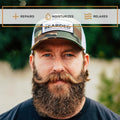 Live Bearded Beard Oil and Butter Grooming Kit - Made in the USA - All-Natural Ingredients with Shea, Argan, Jojoba - Growth Support | Tombstone
