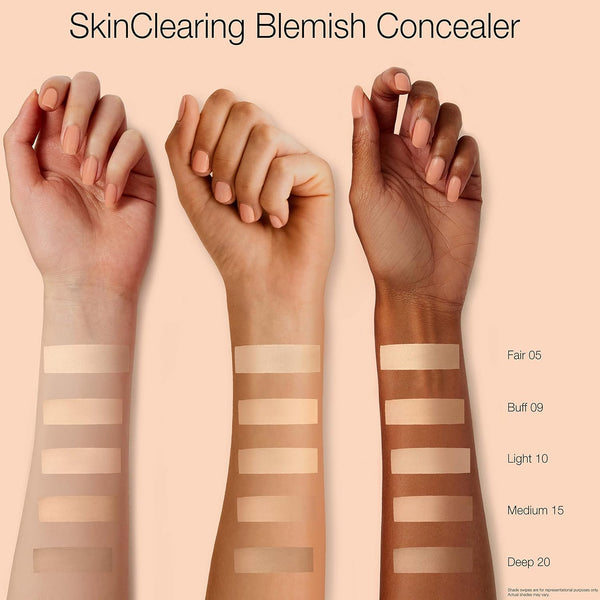 Neutrogena Skinclearing Blemish Concealer Face Makeup with Salicylic Acid Acne Medicine, Non-Comedogenic and Oil-Free Concealer Helps Cover, Treat