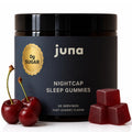 Juna Nightcap Sleep Gummies, Plant-Based Melatonin, Non-Groggy, 0g Sugar | Dr Formulated Deep Sleep Support, w/ GABA & Magnesium, Non-GMO, 3rd