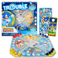 Sonic the Hedgehog Pop up Board Game - Bundle with Sonic Board Game for Kids with Pop up Dice plus Stickers, More | Sonic the Hedgehog Games for