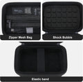 Computer Memory Card Readers Organizer Case Compatible with SD Card Reader, USB C SD Card Reader, TF Card, Micro SD Card, Portable Memory Card